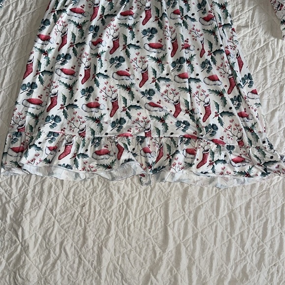 KRYSSI KOUTURE Christmas Long Sleeve Nightgown Girls Size 7-8T - Picture 4 of 7